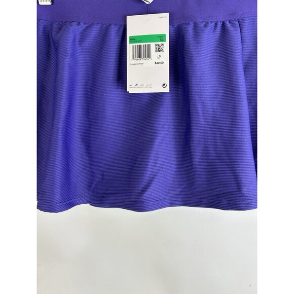 Nike Girls Purple Swoosh Golf Tennis Skort Skirt - Picture 4 of 6